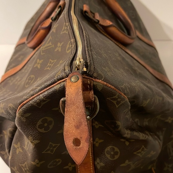 💯 Authentic Louis Vuitton Keepall 50 Monogram Vintage - Picture 6 of 15
